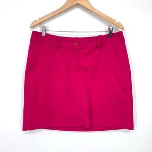 Nike Golf Tour Performance Dri Fit Fuchsia Pink Mini Skort Skirt Shorts Size 10